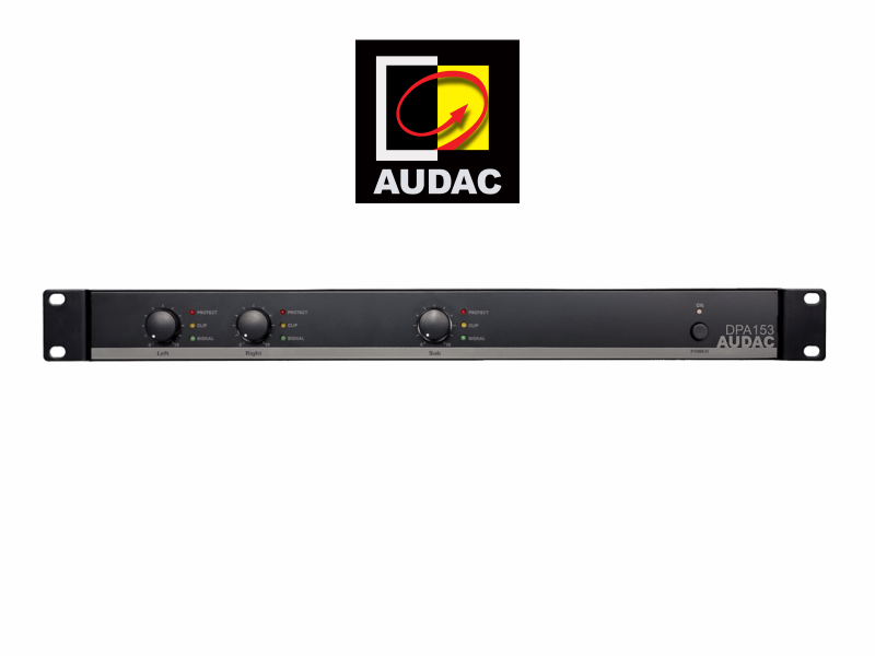 AUDAC DPA153 2 x 150W + 300W SUB AMPLİFİKATÖR